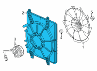 OEM Honda Civic SHROUD Diagram - 38615-64S-A01