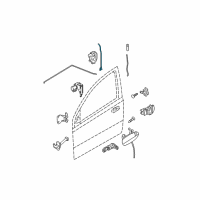 OEM 2010 Pontiac G3 Control Rod Diagram - 96541615