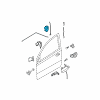OEM 2004 Chevrolet Aveo Lock Diagram - 42373392
