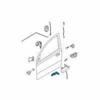 OEM 2007 Chevrolet Aveo Cylinder & Keys Diagram - 96414724