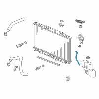 OEM 2015 Acura RLX Tube, Reserve Tank Diagram - 19104-R9P-A00