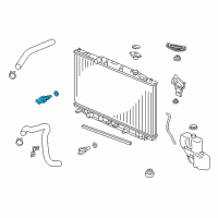 OEM Honda Civic Sensor Assembly, Water Temperature (Denso) Diagram - 37870-RTA-005