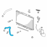 OEM 2017 Acura RLX Hose, Water (Lower) Diagram - 19502-R9P-A00