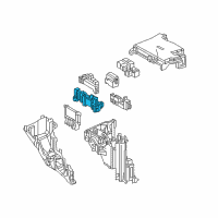 OEM 2021 Lexus LS500 Block Assembly, Relay Diagram - 82660-50060