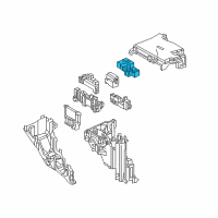 OEM 2020 Lexus LC500 Block Assembly, Relay Diagram - 82660-50050