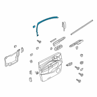 OEM 2016 Ford Escape Window Molding Diagram - CJ5Z-7851753-AA