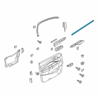 OEM 2017 Ford Escape Belt Weatherstrip Diagram - CJ5Z-7821456-B