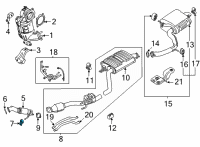 OEM Hyundai Hanger Diagram - 28780-P2000