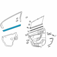 OEM 2017 Buick Regal Belt Weatherstrip Diagram - 22760440