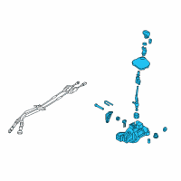 OEM 2017 Hyundai Elantra Lever Assembly-Manual Transmission Diagram - 43700-F2400-RGD