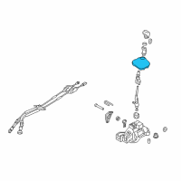 OEM 2019 Hyundai Elantra Boot Assembly-Shift Lever Diagram - 84632-F2210-TKW