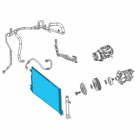 OEM 2021 Chrysler Voyager Condenser-Condenser And Trans Cooler Diagram - 68339992AB