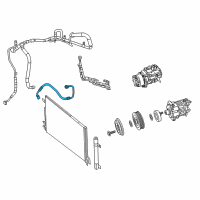 OEM Chrysler Voyager Line-A/C Discharge Diagram - 68227756AC