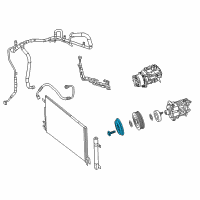 OEM Chrysler Pacifica CLUTCHPKG-A/C Compressor Diagram - 68257493AA