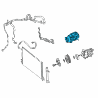 OEM Chrysler Pacifica COMPRESSO-Air Conditioning Diagram - 68237995AG