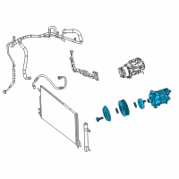 OEM 2019 Chrysler Pacifica COMPRESSO-Air Conditioning Diagram - 68225206AD