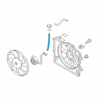 OEM Hyundai Accent Hose-Radiator Reservoir Cap Diagram - 25443-1R000