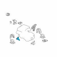 OEM Acura ZDX Bracket, Front Engine Mounting Diagram - 50630-STX-A00