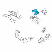 OEM 1996 Chevrolet P30 Bracket Asm-Engine Mount (LH) Diagram - 15969191