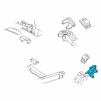 OEM 2000 Chevrolet Express 3500 BRACKET, Engine Mounting Diagram - 15969190