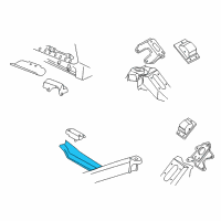 OEM Chevrolet P30 CROSSMEMBER, Transmission Mounting Diagram - 15969948