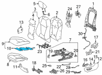 OEM Toyota Venza Seat Cushion Heater Diagram - 87510-48290