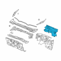 OEM 2020 Honda Civic Insulator, Dashboard (Lower/Outer) Diagram - 74251-TEG-A00