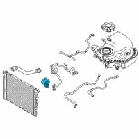 OEM 2021 BMW M850i xDrive Gran Coupe HOSE RADIATOR-WATER PUMP Diagram - 17-12-8-682-034
