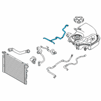 OEM BMW 750i xDrive HOSE, EXPANSION TANK-CYLINDE Diagram - 17-12-8-682-197
