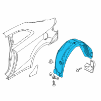 OEM 2014 Kia Forte Koup Guard Assembly-Rear Wheel Diagram - 86821A7200