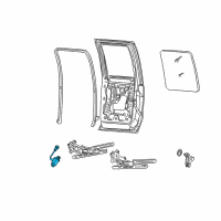 OEM Ford F-250 Regulator Assembly Diagram - 8C3Z-2627000-B