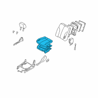 OEM 2001 Nissan Maxima Cushion Assy-Front Seat Diagram - 87300-2Y900