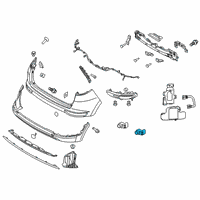 OEM 2020 Kia Sportage Ultrasonic Sensor As Diagram - 95720D3300CA