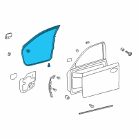 OEM Lexus GS450h WEATHERSTRIP, Front Door Diagram - 67861-30310