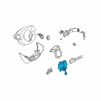 OEM Nissan Combination Switch Body Diagram - 25567-CD025