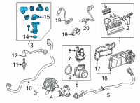 OEM 2021 Buick Envision PCV Hose Seal Diagram - 55510677