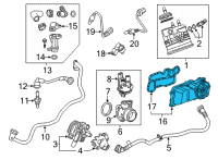 OEM Buick Oil/Air Separator Diagram - 55509901