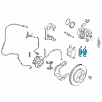 OEM 2016 BMW 328i GT xDrive Design Retaining Spring Diagram - 34-11-6-860-087