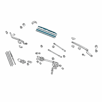 OEM 2010 Acura RL Windshield Wiper Blade (700MM) Diagram - 76620-SJA-A01