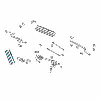 OEM 2010 Acura RL Windshield Wiper Blade (475MM) Diagram - 76630-SJA-A01