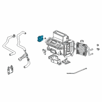 OEM 2001 Acura TL Motor Assembly, Mode Diagram - 79140-S0K-A01