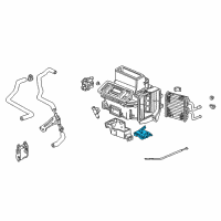 OEM 2002 Acura CL Motor Assembly, Air Mix Diagram - 79160-S0K-A01