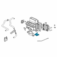 OEM 1999 Acura TL Motor Assembly, Air Mix Diagram - 79160-S0K-A01