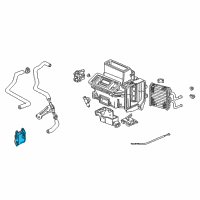 OEM 2000 Acura TL Motor Assembly, Fresh/Recirculating Diagram - 79350-S0K-A01