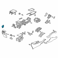 OEM 2019 Acura RDX Switch, Heated Seat Diagram - 35600-TJB-A01