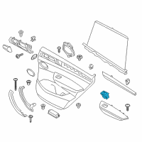 OEM BMW X3 Switch, Power Window, Rear, Savanna-Beige Diagram - 61-31-9-234-704