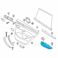 OEM 2012 BMW X3 ARMREST, LEFT Diagram - 51-41-7-258-793