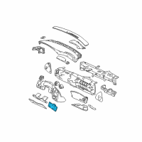 OEM 2003 Chevrolet Impala Heater & Air Conditioner Control Assembly (W/R/Wdo Defg Sw) Diagram - 19370208