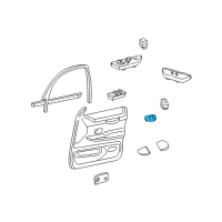 OEM 2005 Ford Crown Victoria Pull Pocket Diagram - 3W7Z-5422634-AAG