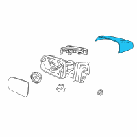 OEM 2017 Ford Edge Mirror Cover Diagram - FT4Z-17D742-AA